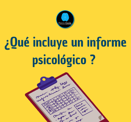 ¿Qué incluye un informe psicológico?