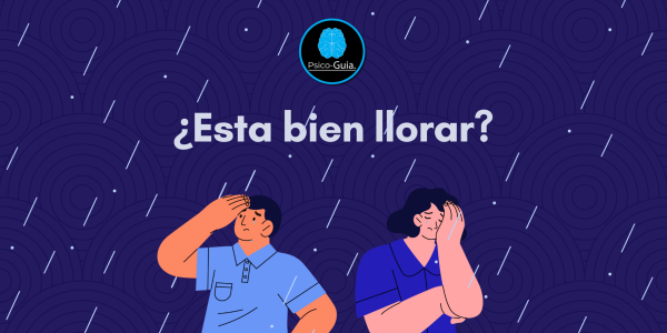 ¿Esta bien llorar?