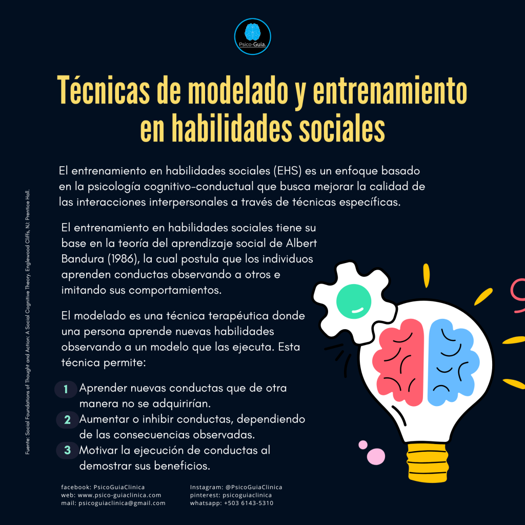 El entrenamiento en habilidades sociales (EHS) es un enfoque basado en la psicología cognitivo-conductual que busca mejorar la calidad de las interacciones interpersonales a través de técnicas específicas.